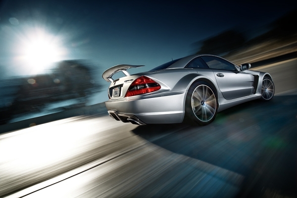 Photograph Scott Dukes Mercedes Sl 65 Amg Black Series on One Eyeland